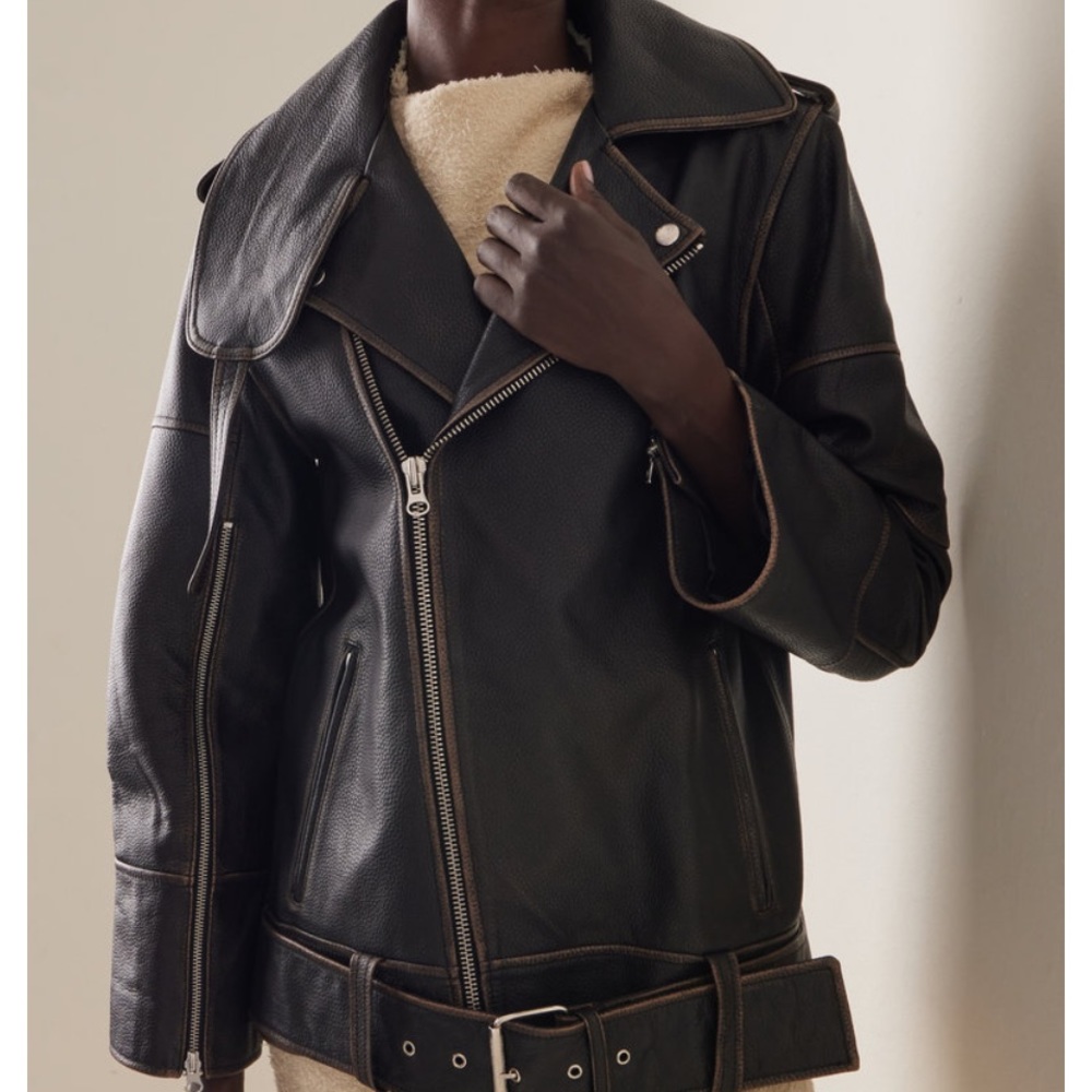 By Malene Birger
Beatrisse Leather Biker Jacket DE 38 - Picture 2 of 12